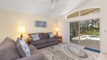 Orlando Villa for rent direct from owner, check out the Family room with views and direct access onto pool deck