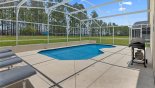 Villa rentals near Disney direct with owner, check out the Large pool deck gets sun all day - gas BBQ not included (rental extra cost option)