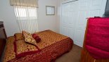 Double bedroom 3 with queen sized bed with this Orlando Villa for rent direct from owner