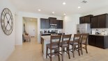 Kitchen breakfast bar with 4 bar stools from Belize 4 Villa for rent in Orlando