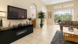 Spacious rental Highlands Reserve Villa in Orlando complete with stunning Family room with 46