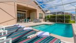 Jasmine 1 Villa rental near Disney with 6 sun loungers await you to soak up the sun all day