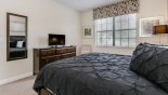 Villa rentals in Orlando, check out the Master bedroom #2 with LCD cable TV