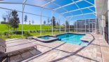 Pool deck with 4 sun loungers - www.iwantavilla.com is your first choice of Villa rentals in Orlando direct with owner