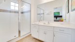 Master #2 ensuite with large walk-in shower from Providence rental Villa direct from owner