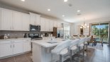 Villa rentals near Disney direct with owner, check out the Fully fitted kitchen with quality appliances and quartz counter tops