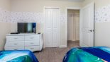 Spacious rental Champions Gate Villa in Orlando complete with stunning Bedroom #3 with LCD cable TV
