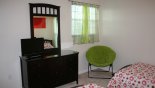Villa rentals in Orlando, check out the Twin bedroom 4 with flat screen TV & DVD