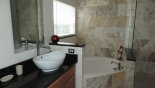 Master ensuite bathroom with granite vanity from Highlands Reserve rental Villa direct from owner