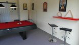 Villa rentals near Disney direct with owner, check out the Games room with pool table, air hockey & electronic darts