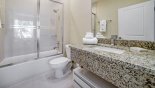 Delight 1 Townhouse rental near Disney with Ensuite bathroom #3 with bath & shower over, single vanity & WC
