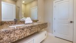 Delight 2 Townhouse rental near Disney with Master #2 ensuite bathroom with  walk-in shower. his & hers sinks &  WC