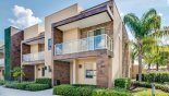 Spacious rental Magic Village Resort Townhouse in Orlando complete with stunning View of townhouse from street