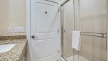 Master #2 ensuite bathroom showing walk-in shower - door leads to walk-in wardrobe from Magic Village Resort rental Townhouse direct from owner
