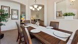 Villa rentals near Disney direct with owner, check out the Dining area viewed towards living room