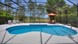 Private south-west facing pool deck with golf course views from Highlands Reserve rental Villa direct from owner