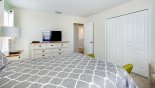Villa rentals in Orlando, check out the Bedroom #3 with LCD cable TV