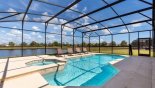 Villa rentals in Orlando, check out the Pool & Spa with 4 sun loungers