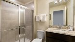 Castaway 3 Townhouse rental near Disney with Ensuite bathroom #2 with walk-in shower, single sink & WC