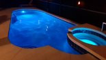 Orlando Villa for rent direct from owner, check out the LED colour changing lighting in pool & spa