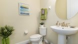 Villa rentals in Orlando, check out the Downstairs cloakroom adjacent to laundry room