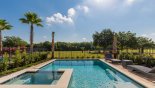 Spacious rental Reunion Resort Villa in Orlando complete with stunning Pool & spa with stunning views