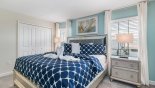 Townhouse rentals near Disney direct with owner, check out the Upstairs master bedroom #1 with king sized bed and views to front aspect