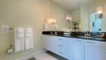 Orlando Townhouse for rent direct from owner, check out the Master ensuite bathroom with walk-in shower, his & hers sinks & WC