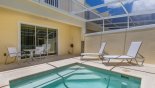 Townhouse rentals near Disney direct with owner, check out the Covered lanai with patio table & 2 chairs