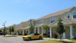 Spacious rental Serenity / Retreat Silver Creek Townhouse in Orlando complete with stunning Street scene showing parking spaces