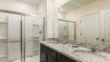 Orlando Villa for rent direct from owner, check out the Master #2 ensuite bathroom with walk-in shower, his & her sinks and separate WC