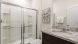 Belize 7 Villa rental near Disney with Master #4 ensuite bathroom with walk-in shower, single sink & WC