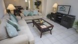 Great room with large LCD cable TV & DVD player - www.iwantavilla.com is your first choice of Villa rentals in Orlando direct with owner