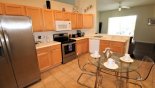 Orlando Villa for rent direct from owner, check out the Fully fitted kitchen with everything you need provided - breakfast nook seating 4