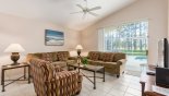 Orlando Villa for rent direct from owner, check out the Family room with views and direct access onto pool deck