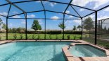NW facing pool & spa with open views - www.iwantavilla.com is the best in Orlando vacation Villa rentals