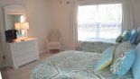 Villa rentals near Disney direct with owner, check out the Bedroom #2 with LCD cable TV