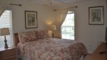 Belmonte + 1 Villa rental near Disney with Bedroom #4 with queen sized bed, LCD cable TV and dual aspect views