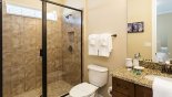 Orlando Villa for rent direct from owner, check out the Ensuite bathroom #5 with walk-in shower, single sink & WC