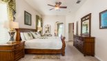Villa rentals near Disney direct with owner, check out the Master bedroom #1 viewed towards private sitting room
