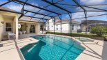 Villa rentals in Orlando, check out the View of pool & spa towards covered lanai