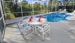 Outdoor patio table & 4 chairs from Windsor 2 Villa for rent in Orlando