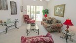 Orlando Villa for rent direct from owner, check out the View of living room from entrance foyer
