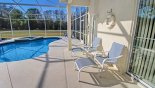 Chairs with footstools serve as additional sun loungers - www.iwantavilla.com is your first choice of Villa rentals in Orlando direct with owner
