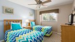Villa rentals near Disney direct with owner, check out the Bedroom #4 with twin beds & LCD cable TV