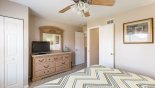 Spacious rental Solana Resort Villa in Orlando complete with stunning Master bedroom #2 with LVD cable TV