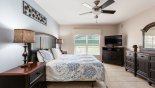 Orlando Villa for rent direct from owner, check out the Ground floor master bedroom #2 with LCD cable TV