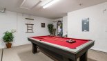 Games room with pool table & table tennis with this Orlando Villa for rent direct from owner