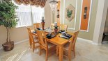Spacious rental Calabay Parc Villa in Orlando complete with stunning Dining room with large dining table & 6 comfortable chairs
