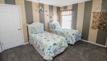 Spacious rental Calabay Parc Villa in Orlando complete with stunning Twin bedroom #4